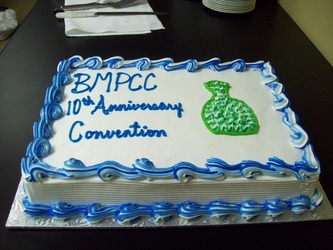 Cake at the 10th Anniversary of the Blue Mountain Pottery Collectors Club